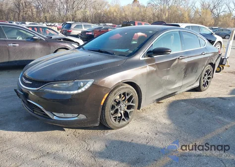 2015 Chrysler 200 C z USA, uszkodzony, nr VIN 1C3CCCCG0FN721594